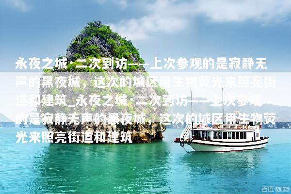 永夜之城·二次到访——上次参观的是寂静无声的黑夜城，这次的城区用生物荧光来照亮街道和建筑_永夜之城·二次到访——上次参观的是寂静无声的黑夜城，这次的城区用生物荧光来照亮街道和建筑